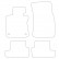 Car mats BMW 6-Series E64 Convertible 2005- 4-parts, Thumbnail 2
