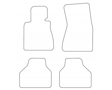 Car mats BMW 7-Series F01 2008- 4-parts, Image 2