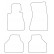 Car mats BMW 7-Series F01 2008- 4-parts, Thumbnail 2
