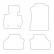 Car mats BMW X3 F25 2010- 4-parts, Thumbnail 2