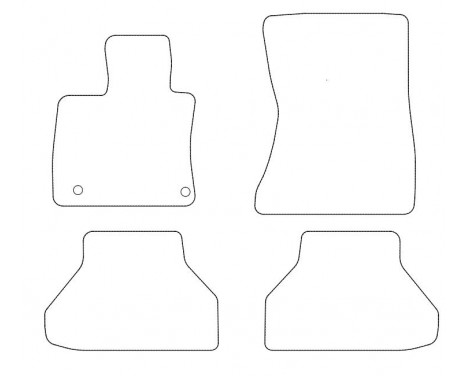Car mats BMW X6 E72 2008- 4-parts, Image 2