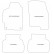 Car Mats Chevrolet Leganza 1997 4-piece, Thumbnail 2