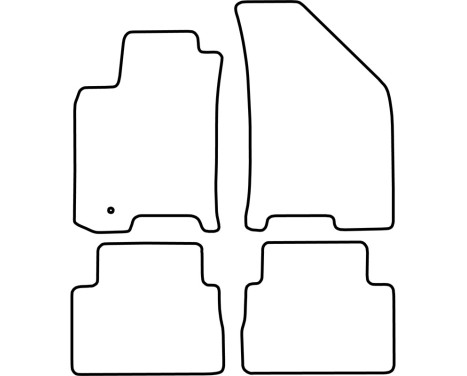 Car Mats Chevrolet Nubira 2003-2010, Image 2