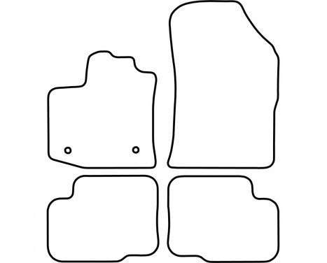 Car Mats Dacia Lodgy 2012- (5-Persons), Image 2