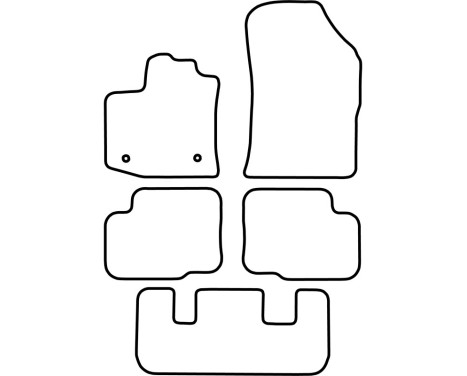Car Mats Dacia Lodgy 2012- (7 Persons), Image 2