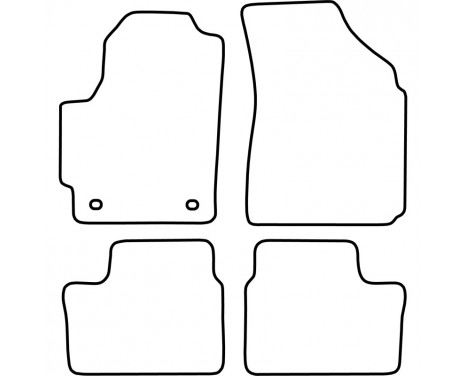 Car Mats Daewoo Matiz 2001-2006, Image 2