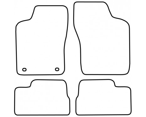 Car Mats Daewoo Nexia 1995-1997, Image 2