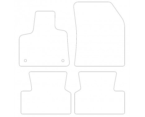 Car Mats DS 7 2018 - 4 parts, Image 2