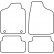 Car Mats Fiat Panda 1991-2003 4-part, Thumbnail 2