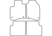 Car Mats Fiat Panda 2015-