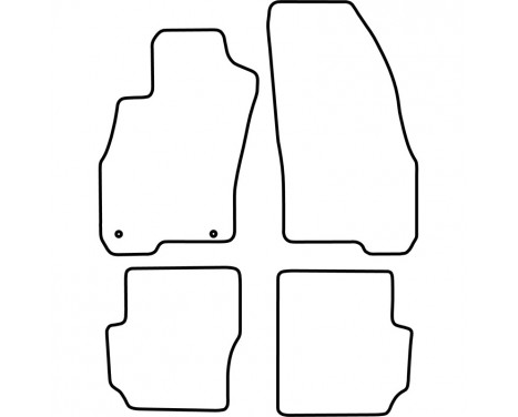 Car Mats Fiat Punto Evo (3 doors) 2009-2014, Image 2