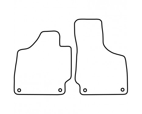 Car mats for Audi TT 2007-2013 2-piece, Image 2