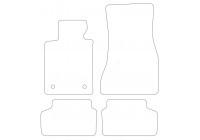 Car mats for BMW 5 series G30 2017- 4-piece