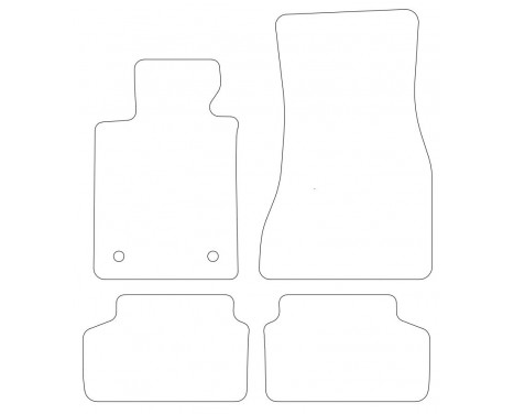 Car mats for BMW 5 series G30 2017- 4-piece