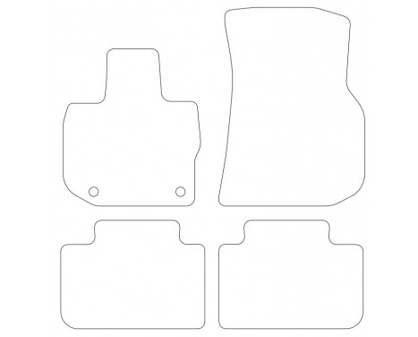 Car mats for BMW X3 G-01 2018- 4-piece, Image 2