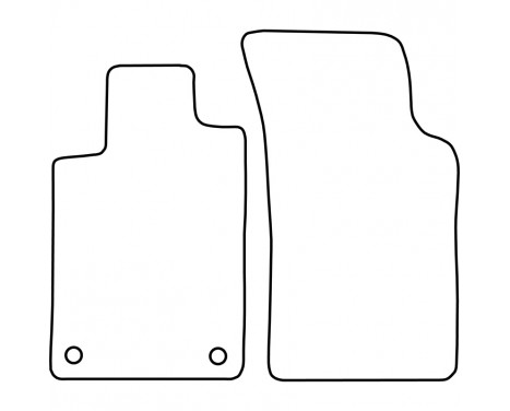 Car mats for Fiat Barchetta 1995-2004 2-piece, Image 2
