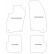 Car mats for Fiat Punto Evo 2010- 4-piece, Thumbnail 5