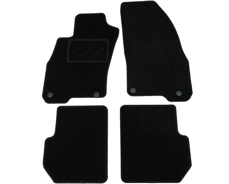 Car mats for Fiat Punto Evo 2010- 4-piece