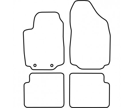 Car mats for Fiat Stilo 2001-2007 4-piece, Image 6