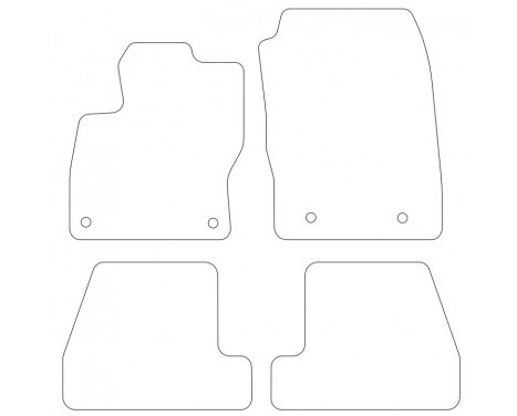 Car mats for Ford Focus from 2015- 4-piece, Image 2