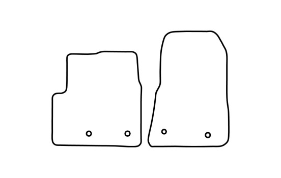 Car mats for Ford Transit Custom 2013 (front only), Image 2