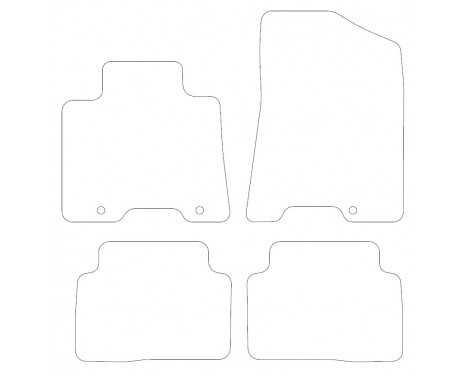 Car mats for Hyundai Tucson 2019- 4-piece, Image 2