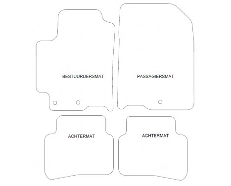Car mats for Kia Stonic 2017- 4-part, Image 2