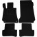 Car mats for Mercedes-Benz C-Class W204 2007-2013 4-piece