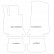Car mats for Mercedes C-Class Cabriolet A205 2016- 4-piece, Thumbnail 2