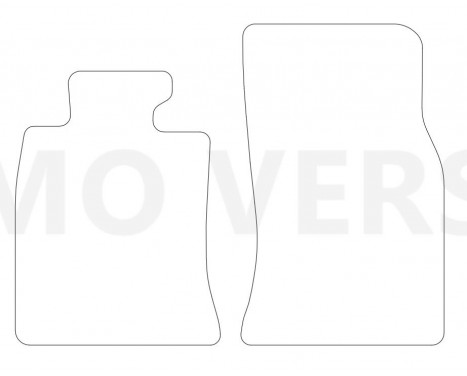 Car mats for Mini Roadster R59 2012-2015 2-piece