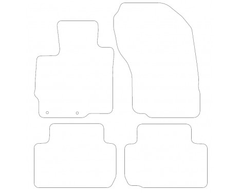 Car mats for Mitsubishi Eclipse 2019 - 4 pieces, Image 2