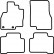 Car mats for Mitsubishi Grandis 2005- 6 seater 5-piece, Thumbnail 2