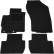 Car mats for Mitsubishi Outlander II 2007-2012 4-piece