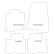 Car mats for Mitsubishi Pajero 3drs 2000-2003 4-piece, Thumbnail 2
