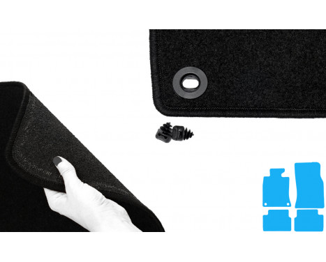 Car mats for New Mini Clubman 2008- 4-piece, Image 4