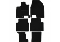 Car mats for Nissan Qashqai +2 2008- 6 pcs