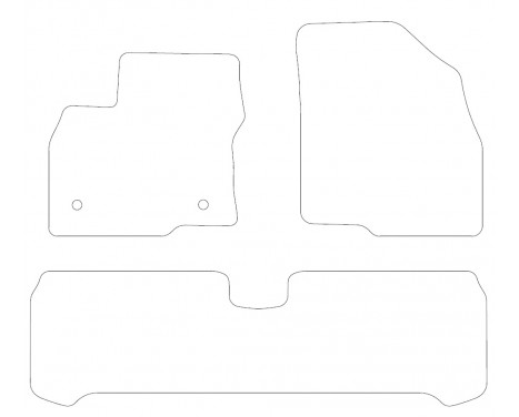 Car mats for Opel Ampera 2017- 3-part, Image 2