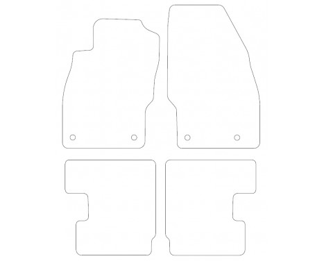 Car mats for Opel Corsa E 2014- 4-part, Image 2