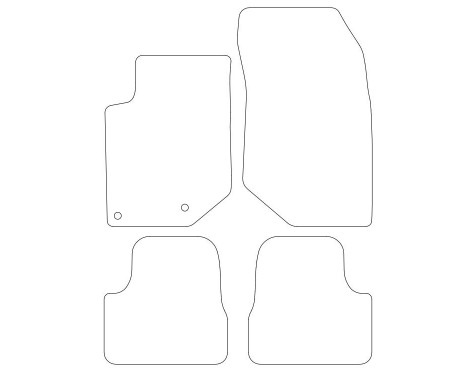 Car mats for Opel Mokka 21-> 4-piece, Image 2