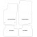Car mats for Opel Vectra B 1995-2001 4-piece, Thumbnail 2