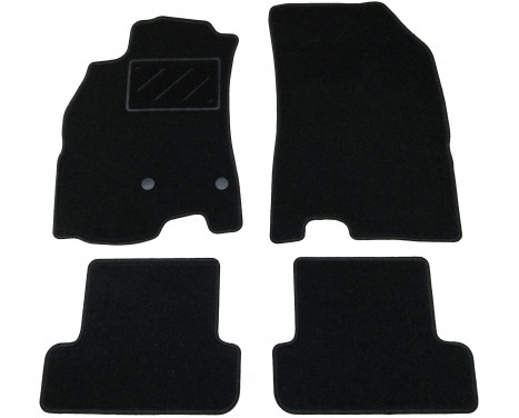 Car mats for Renault Megane III 2009- 4-piece