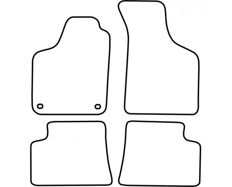 Car mats for Renault Twingo I 1992-2006 4-piece, Image 6