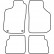 Car mats for Saab 900 NG 1993-1998 4-piece, Thumbnail 2