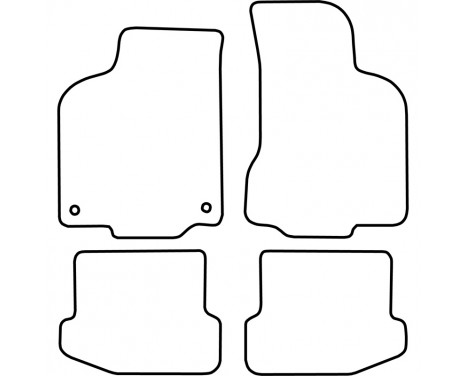 Car mats for Seat Ibiza 1999-2002 4-piece, Image 3