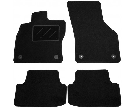 Car mats for Seat Leon 2013- 4-piece