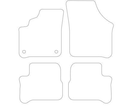 Car mats for Skoda Citigo 2019- 4-piece, Image 4
