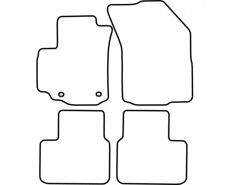 Car mats for Suzuki SX4 2004-2013 4-piece, Image 2