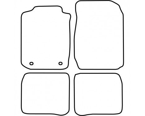 Car mats for Toyota Corolla E11 1997-2002 4 pcs, Image 2