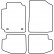 Car mats for Toyota Yaris 3drs 2003-2006 4-piece, Thumbnail 2