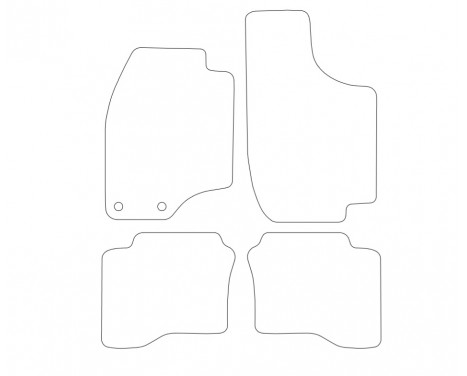 Car mats for Volvo 300 series 4-piece, Image 2